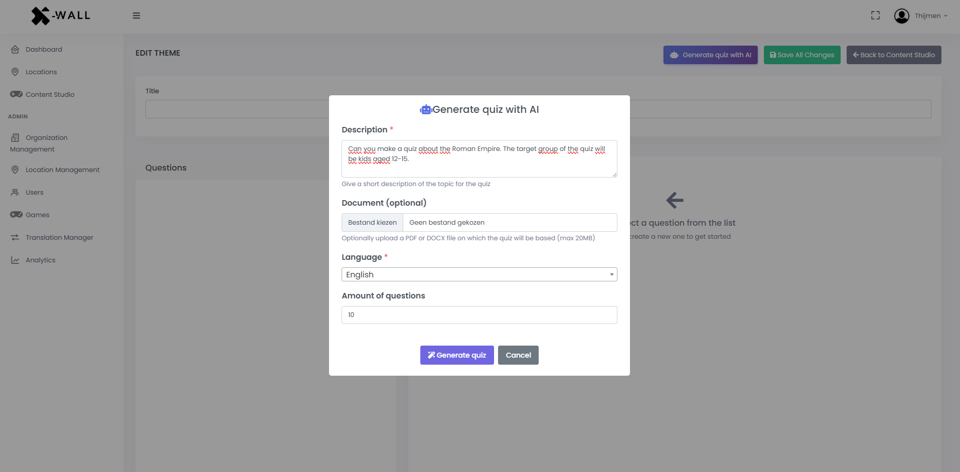 ai quiz prompt